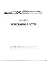 Предварительный просмотр 32 страницы Yamaha DX9 Operating Manual