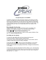 Preview for 1 page of Yamaha DXPIII Manual