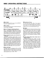 Предварительный просмотр 4 страницы Yamaha E1005 Owner'S Manual