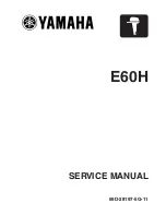 Предварительный просмотр 1 страницы Yamaha e60hwd Service Manual