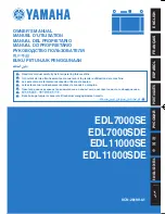 Preview for 1 page of Yamaha EDL7000SE Owner'S Manual