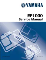 Yamaha EF1000 Service Manual preview