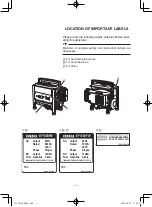 Предварительный просмотр 8 страницы Yamaha EF1000FW Owner'S Manual