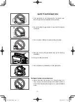 Предварительный просмотр 10 страницы Yamaha EF1000FW Owner'S Manual