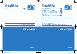 Preview for 382 page of Yamaha EF1000FW Owner'S Manual