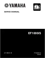 Yamaha EF1000iS Service Manual preview