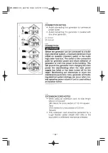 Preview for 13 page of Yamaha EF12000DE - Premium Generator Owner'S Manual