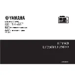 Yamaha EF1600, EF2600, YG2600 Owner'S Manual preview