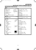 Preview for 258 page of Yamaha EF2000iS - Inverter Generator Service Manual