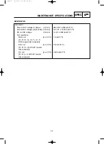 Preview for 262 page of Yamaha EF2000iS - Inverter Generator Service Manual