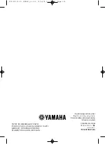 Preview for 256 page of Yamaha EF2400iS - Inverter Generator Owner'S Manual