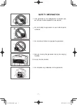 Preview for 8 page of Yamaha EF2600 Owner'S Manual