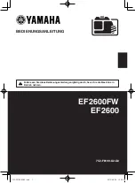 Preview for 119 page of Yamaha EF2600 Owner'S Manual