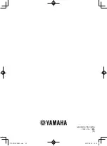 Preview for 176 page of Yamaha EF2600 Owner'S Manual