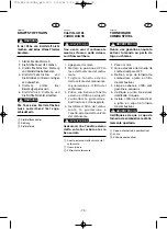 Preview for 81 page of Yamaha EF2600FW Owner'S Manual