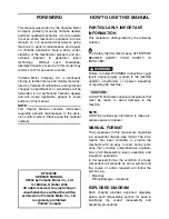 Preview for 2 page of Yamaha EF3000iSE - Inverter Generator - 3000 Maximum AC Output Service Manual