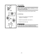 Preview for 36 page of Yamaha EF4000DFW Owner'S Manual