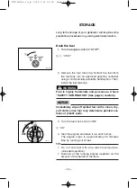 Preview for 38 page of Yamaha EF4500iSE - Inverter Generator Owner'S Manual