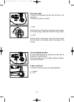 Предварительный просмотр 17 страницы Yamaha EF6300iSDE - 5500 Watt Inverter Generator Owner'S Manual