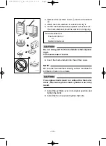 Предварительный просмотр 35 страницы Yamaha EF6300iSDE - 5500 Watt Inverter Generator Owner'S Manual