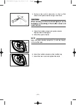 Предварительный просмотр 37 страницы Yamaha EF6300iSDE - 5500 Watt Inverter Generator Owner'S Manual