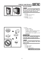 Предварительный просмотр 28 страницы Yamaha EF7000 Service Manual