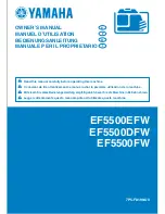 Предварительный просмотр 1 страницы Yamaha EF7200DE, EF7200D Owner'S Manual