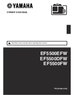 Предварительный просмотр 3 страницы Yamaha EF7200DE, EF7200D Owner'S Manual