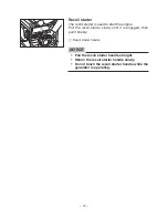 Предварительный просмотр 19 страницы Yamaha EF7200DE, EF7200D Owner'S Manual