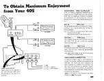 Предварительный просмотр 31 страницы Yamaha Electone 405 User Manual