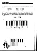 Preview for 6 page of Yamaha Electone B-20BR User Manual