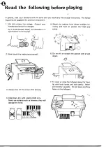 Preview for 3 page of Yamaha Electone B-20CR User Manual