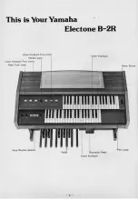 Preview for 4 page of Yamaha Electone B-2R User Manual