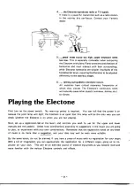 Preview for 10 page of Yamaha Electone B-2R User Manual