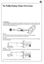 Предварительный просмотр 15 страницы Yamaha Electone B-40 User Manual