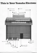 Предварительный просмотр 4 страницы Yamaha Electone B-4C User Manual