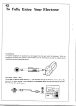 Preview for 12 page of Yamaha Electone B-4DR User Manual