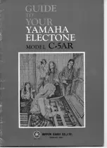 Yamaha Electone C-5AR Playing Manual предпросмотр