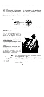 Предварительный просмотр 28 страницы Yamaha Electone D-7 Playing Manual