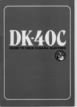 Yamaha Electone DK-40C User Manual предпросмотр