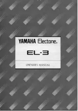 Yamaha Electone EL-3 Owner'S Manual предпросмотр