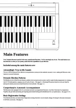 Preview for 5 page of Yamaha Electone EL-3 Owner'S Manual