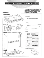 Yamaha Electone EL-40 Assembly Instructions Manual предпросмотр