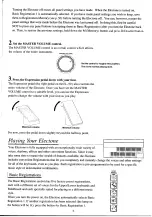 Предварительный просмотр 9 страницы Yamaha Electone EL-70 Owner'S Manual