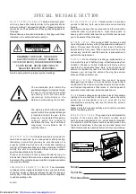 Preview for 2 page of Yamaha Electone EL-900 Owner'S Manual