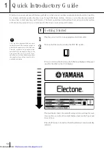 Preview for 10 page of Yamaha Electone EL-900 Owner'S Manual