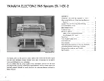 Предварительный просмотр 4 страницы Yamaha Electone EX-1 User Manual