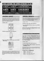 Preview for 6 page of Yamaha Electone FC-10 User Manual