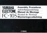 Предварительный просмотр 1 страницы Yamaha Electone FC-10S Assembly Procedures