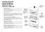 Предварительный просмотр 2 страницы Yamaha Electone FC-10S Assembly Procedures